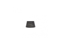 Pantalla Salma E27 Madera Negra 15dx12dx13h Conica Abierta