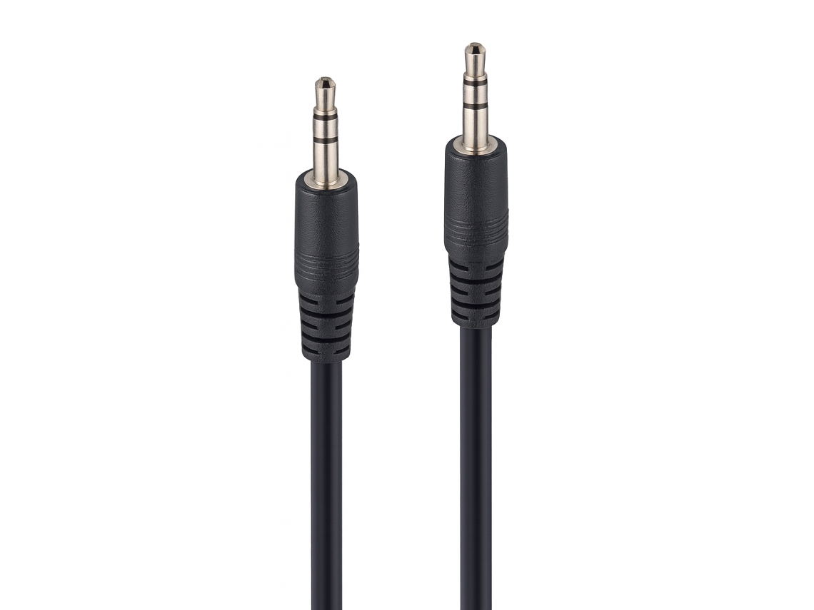 Cable de sonido Jack 3,5 mm M a Jack 3,5 mm M 5 m Xin Yue 8621 Negro