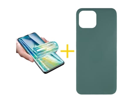 Conjunto de Protector de Pantalla para iPhone 12 Pro Max GANDY Verde (1un)