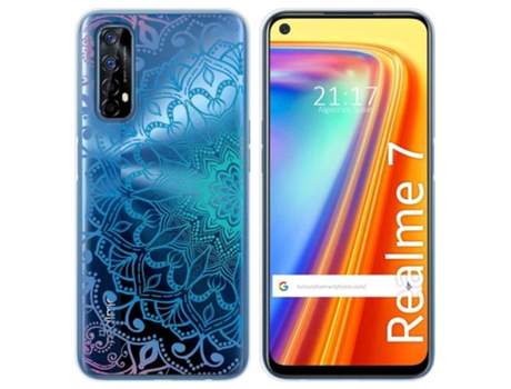 Carcasa Realme 7 TUMUNDOSMARTPHONE Dibujos Transparente Multicolor