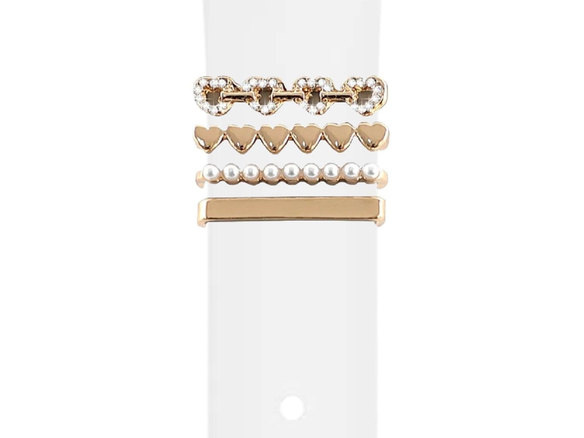 Correa Amazfit Gts 3 Pulsera con Adorno Corazones Blanco