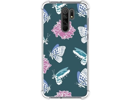 Carcasa Xiaomi Redmi 9 TUMUNDOSMARTPHONE Dibujos Antigolpes Flores 10 Multicolor