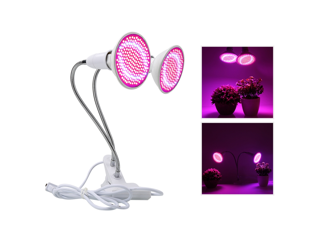 2026-luz Led De Cultivo Para Plantas Interior Full Spectrum Pinza Rotatoria Para Jardinera Suculentas