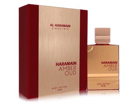 Eau De Parfum Al Haramain Amber Oud Ruby by Al Haramain Spray (Unisex) 4 oz (118 ml)