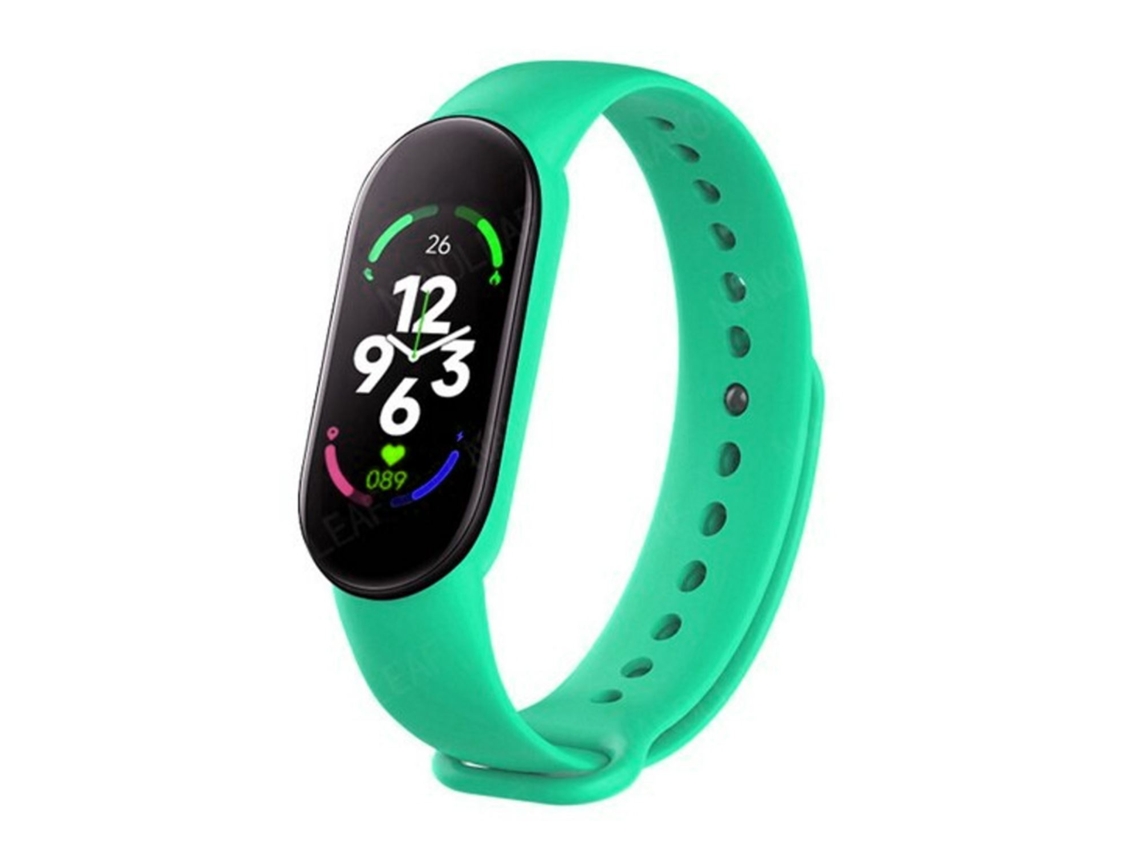 IWEAR Sm7 0 96'' Tft Fitness Tracker Ip67 Pulsera Inteligente con Rh y Presión Arterial/Social/Sueño Verde