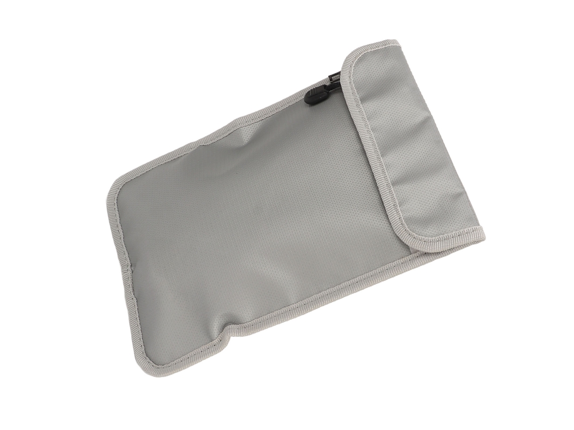 Bolsa De Documentos Ignifuga Pequeña Impermeable Con Cremalleras Dobles Para Valores Y Documentos Legales