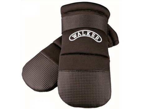 Botas para Perros TRIXIE Antideslizante (Negro - Goma - S - Porte Pequeño)