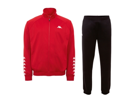 Chándal para Hombre KAPPA (L - Poliéster - Rojo)