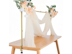 Juego de Soportes de Mesa Ajustables Dorados para Decoración y Eventos Tekmaquinas