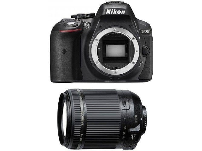 Kit Cámara Réflex NIKON D5300 + Tamron 18-200mm F3.5-6.3 Di II VC (B018)