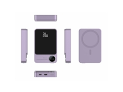 Batería Externa Magnética Inalámbrica Con Carga Rápida, 20 W, 10000 Mah, Ultradelgada Con Pantalla Led.