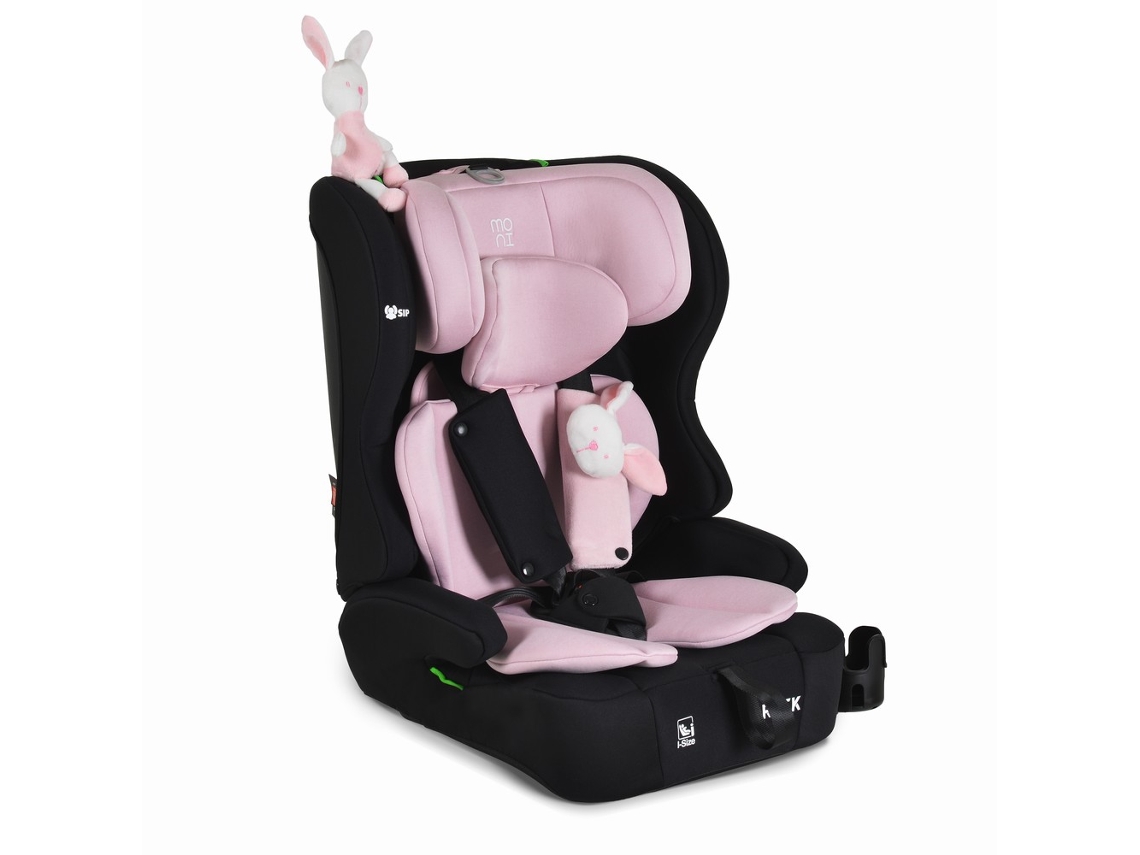 Silla de coche I Size Rock 76 150cm Rosa Baby Moni