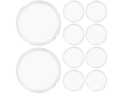 Caja Redonda De Ps Para 10 Monedas Conmemorativas De 60 Mm, Protege Contra Arañazos Y Daños.