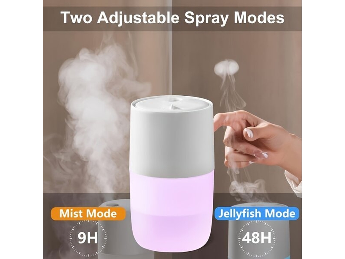 Humidificador silencioso Jellyfish Genie Mini con luz Pickifyvayotoy