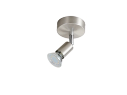 Foco de techo de pared Led moderno Gu10 giratorio de acero inoxidable 330 para sala de estar y dormitorio sin bombilla NETTLIFE