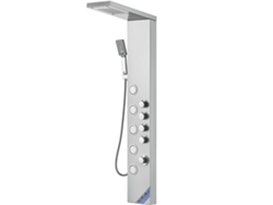 Panel de ducha de acero inoxidable Succebuy con sistema de ducha de lluvia y cascada de 4 modos