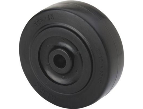 Rueda tpgr100-12-40 nucleo nylon negro y banda goma negra rodillos ALEX