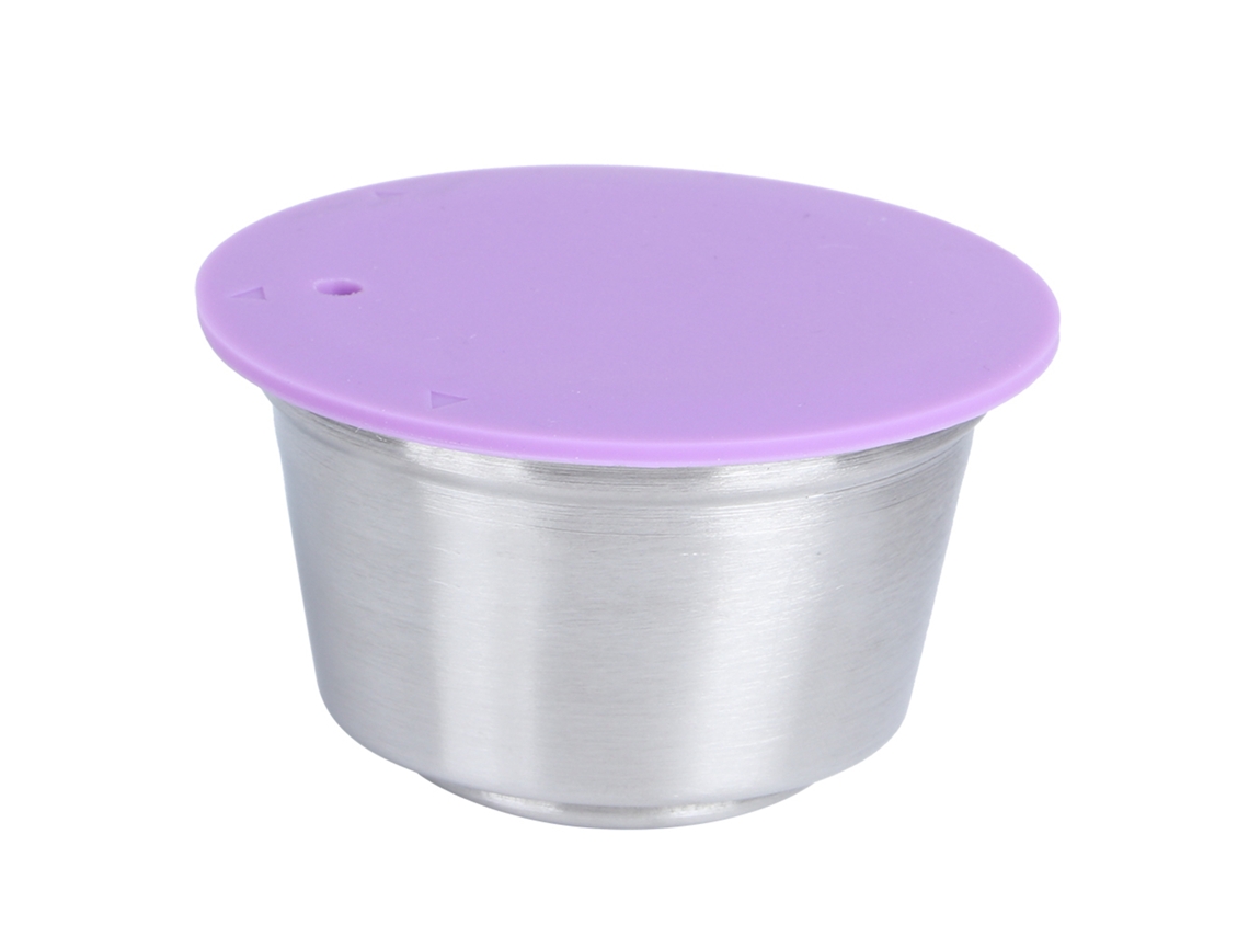 Cápsula De Café Reutilizable De Acero Inoxidable Para Dolce Gusto 40ml Morado
