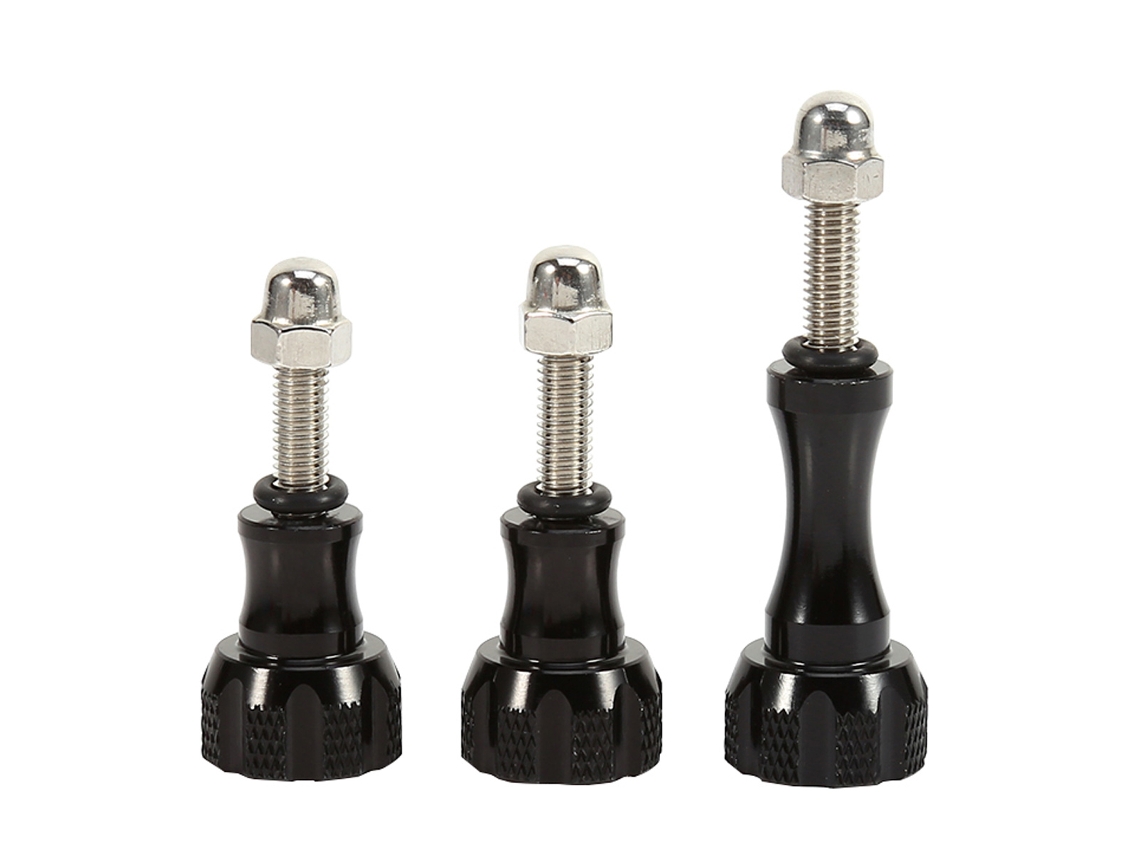 3 tornillos de aluminio y acero inoxidable para GoPro HD Hero 4 3 3+ 2