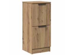 Maison Exclusive - Aparador Madera De Ingeniería Roble Artisian 30x30x70 Cm
