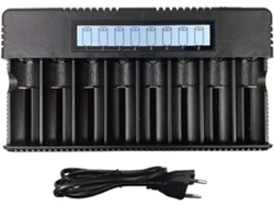 Pantalla Lcd, Cargador 18650, 26500 A, 8 Ranuras, Batería De Litio-nicromo De 3,7 V, 1, 2, 5, Enchufe Europeo
