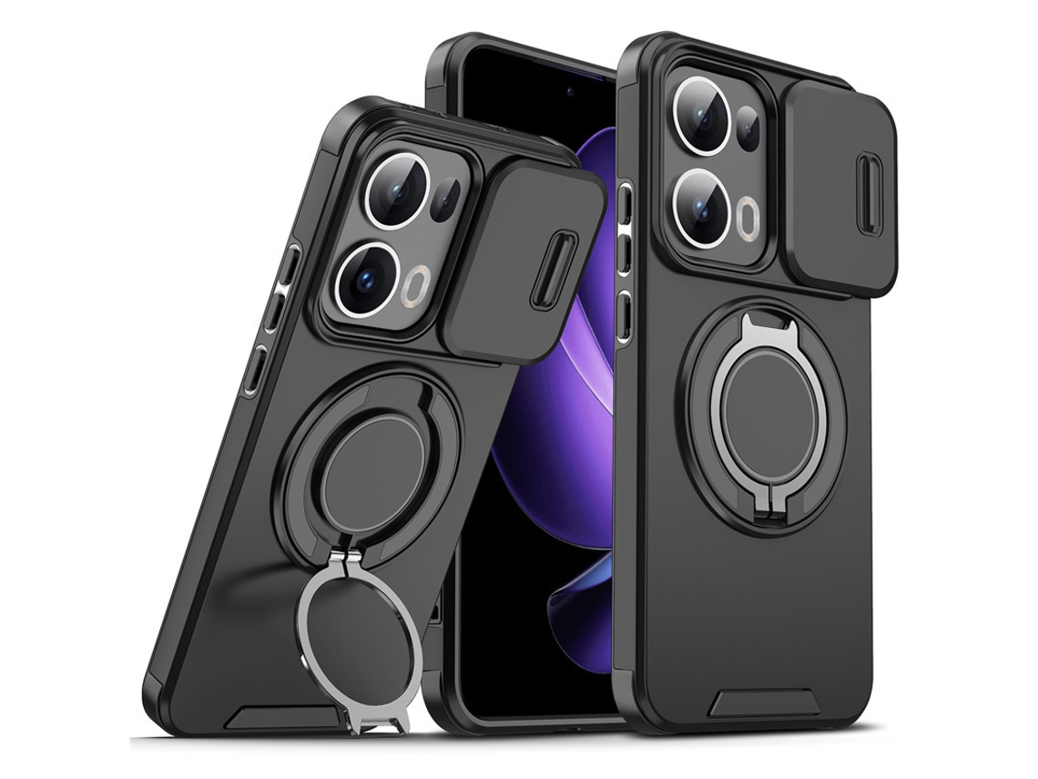 Anel De Suporte Anti-queda Para Capa De Celular Com Janela Deslizante Oppo Linkepreto - Realme P3