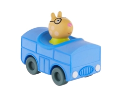 Peppa Pig Mini coche color azul de ruedas giratorias de Pedro pony