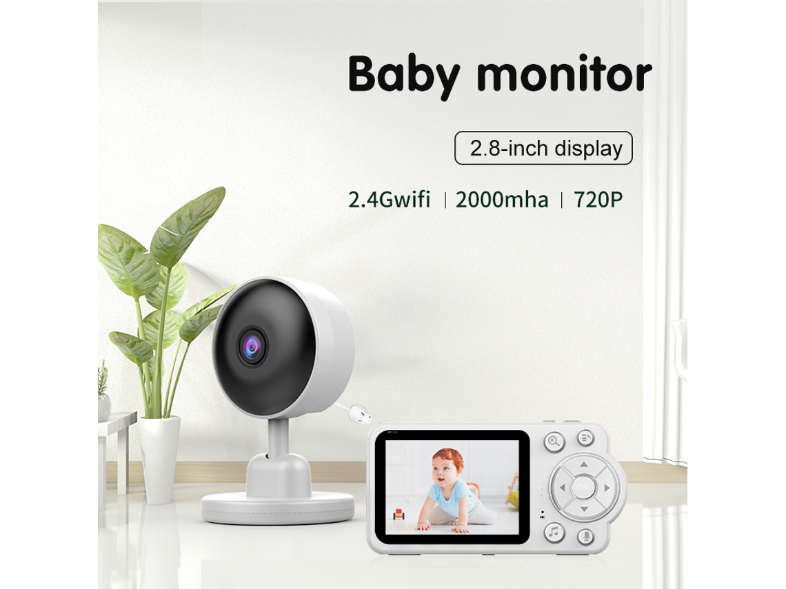 YUYSAN C3 2 Monitor de bebé con pantalla a color de 8 pulgadas