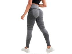 2026-leggings Anticelulitis De Alta Cadera, Levantamiento Glúteo Y Control Abdominal Para Gimnasia Y Ejercicio Gris Claro Xl