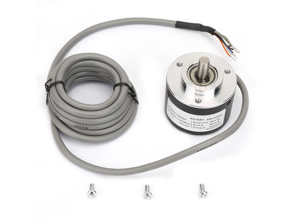 Encoder Rotativo Incremental E6c2-cwz6c De Propósito General 50mm 300p/r