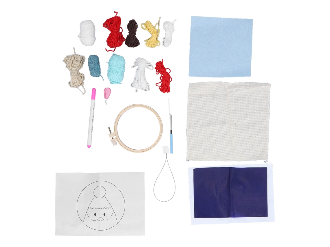 Kit de costura navideña DIY para muñeca - Material de algodón