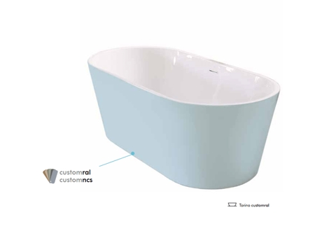 Bañera Exenta Torino SANYCCES 170 Cm Todos Los Colores Disponibles de La Carta Ral
