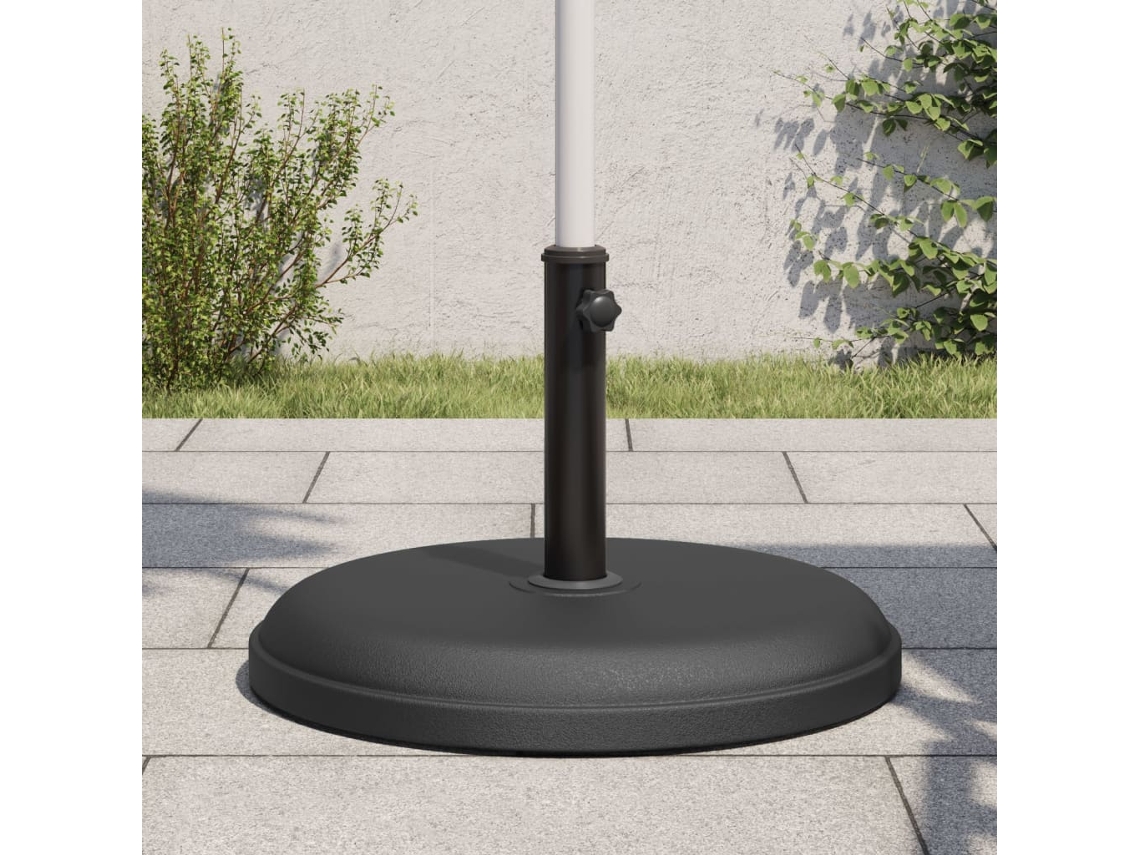 Base De Sombrilla Redonda Para Palos De Ø32/35/38 Mm 25 Kg