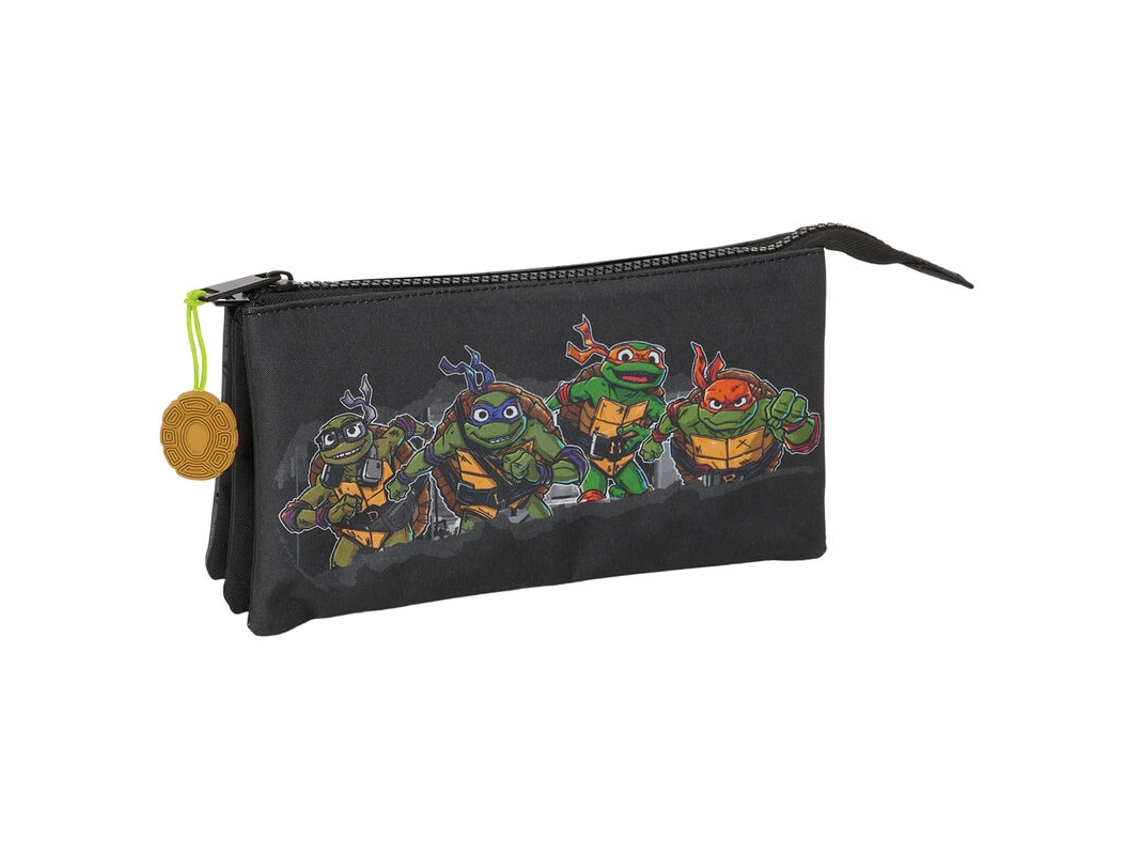 Estuche triple para lápices de las Tortugas Ninja Adolescentes Mutantes B.active