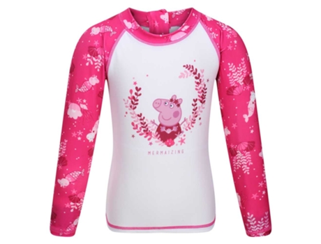 Rashguard Manga Comprida Peppa Branco 18-24 Monthsregatta