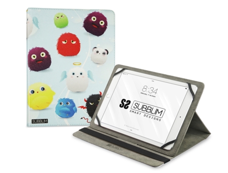 Funda Tablet SUBBLIM Trendy Furry (Universal - 10.1'' - Multicolor)