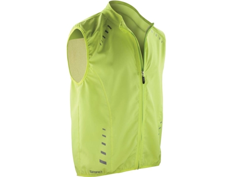 Chalecos para Hombre SPIRO Crosslite Amarillo para Ciclismo (L)