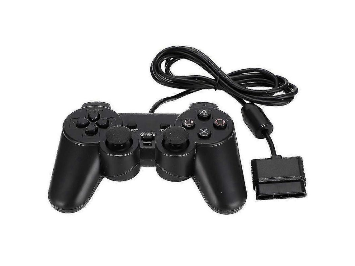 Mando Con Cable Para Ps2 Con Diseño Ergonómico, Joysticks Analógicos Sensibles Y Conexión Usb - Compatible Con Sony Playstation 2