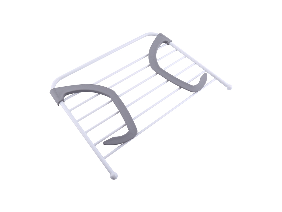 MEOIRUERY Secador de Ropa Plegable Multifunción Perchero para Secado de Ropa para Hogar Interior Exterior Gris