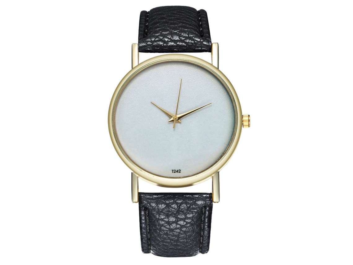 Reloj De Pulsera Unisex Zhoulianfa Fashion Con Correa De Pu Y Movimiento De Cuarzo.