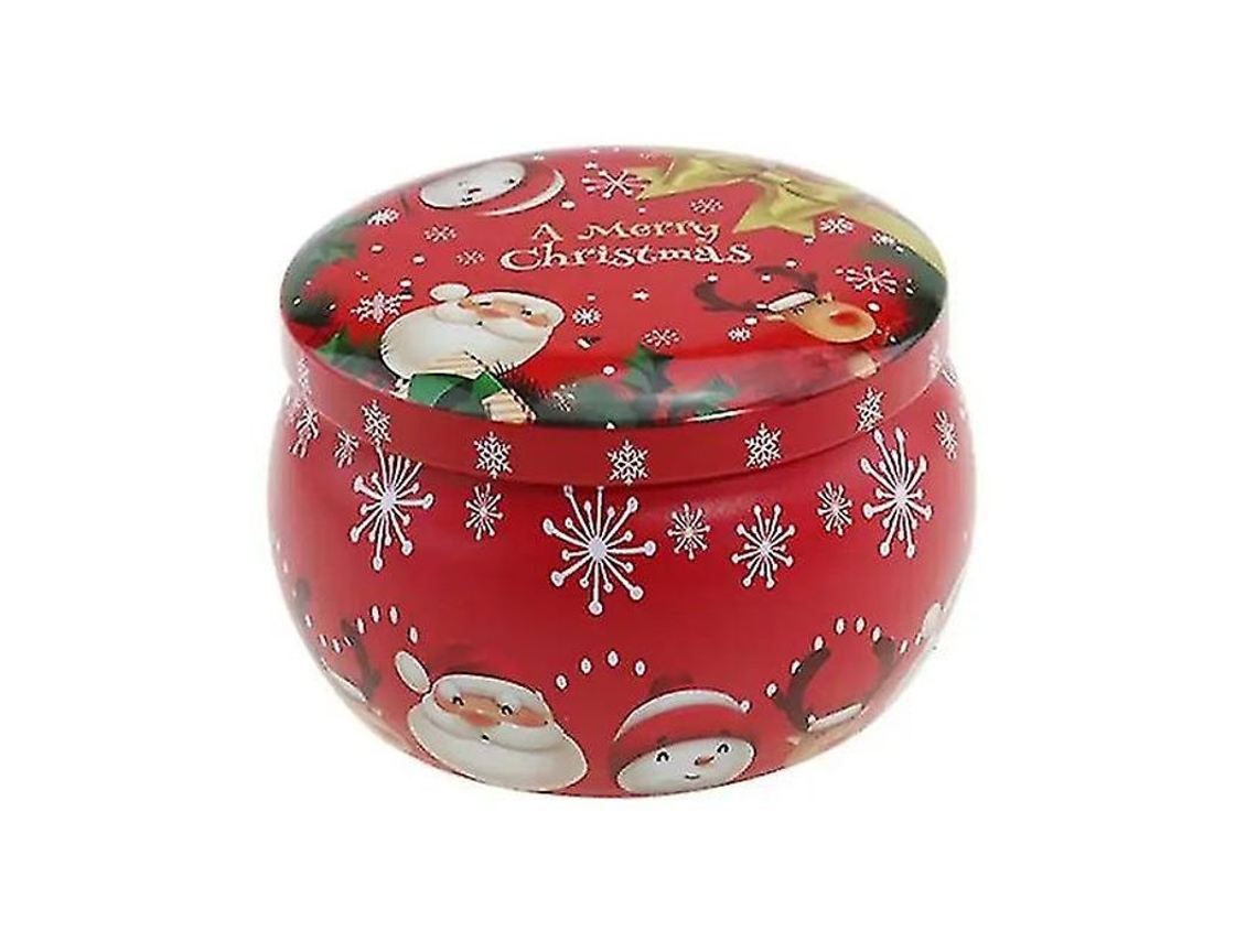 Latas Metálicas Navideñas Para Guardar Café, Té, Azúcar, Dulces Y Joyas, 125 G (4.4 Oz)
