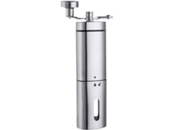 Molinillo de Café Molinillo Manual de Cerámica Ajustable Acero Inoxidable Gris