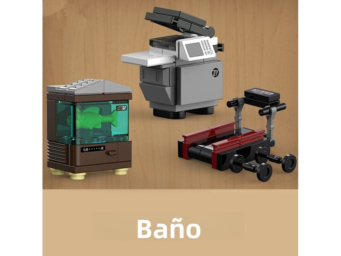 (estilo 4) Modelo De Bloques De Construcción De Bricolaje, Juego De Juguetes Para Adultos Y Niños