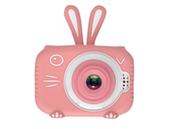 Cámara selfie portátil para niños de 3 a 12 años, con forma de conejo, 8 megapíxeles HD, pantalla IPS de 2 pulgadas, 32 g.