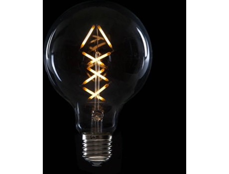 Bombilla LED E27 8W 576Lm 2000ºK Filamento G95 40.000H [WO-LF-G95FI-E27-8W-WW] GREENICE DECO
