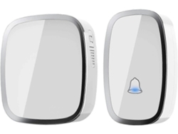 Timbre Inalámbrico Eléctrico Impermeable 300m Con Flash Led 36 Melodías Y 4 Niveles De Volumen