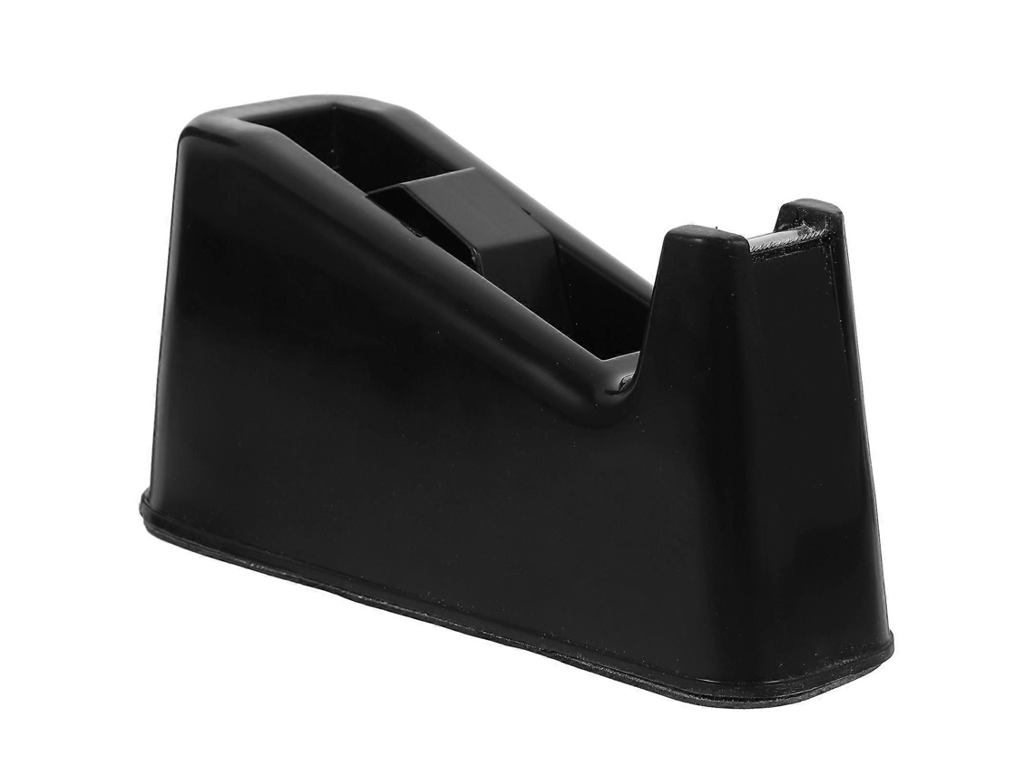 Dispensador de cinta adhesiva portátil y práctico para uso en oficina, negro, 21,50 x 10,50 x 6,00 cm, 1 unidad GOKOCO