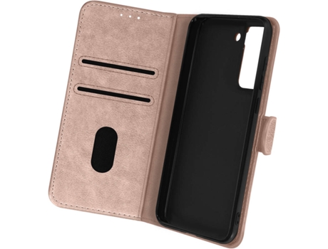 Funda Samsung Galaxy S21 FE AVIZAR con Tarjetero (Rosa)
