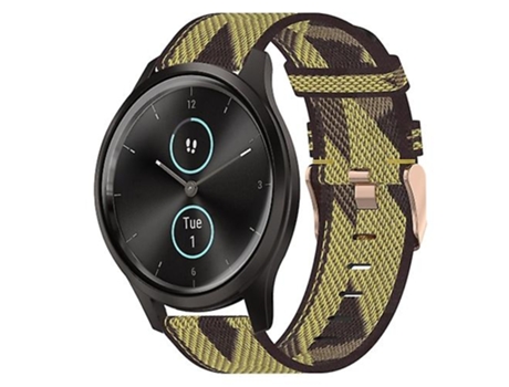 Correa Smartwatch Para Garmin Garminmove Style 20Mm Amarillo VENISYMLIS