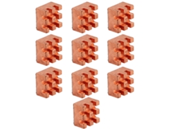 10 Piezas Pequeño Heat Sink Cooling Para Cpu Pcb Amplificador Aparatos Eléctricos P8x5x8